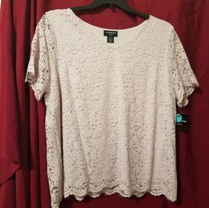 NWT  Liz Claiborne's Lace Top